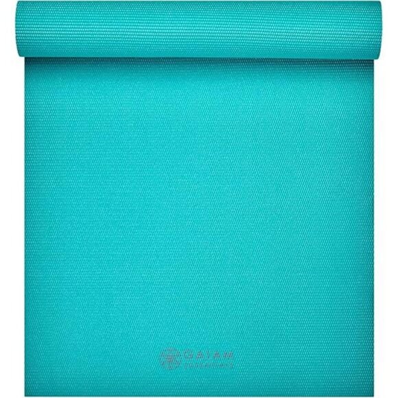 Gaiam Yoga Mat 72in Extra Thick Non Slip Fitness Mat with Carry Strap 1 4 Inch - Picture 3 of 3